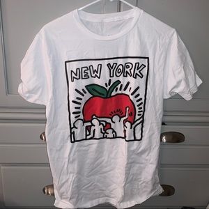 Keith Haring New York Big Apple Friends Tee